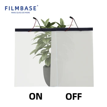 FILMBASE Pdlc електрохромен прозорец филм офис самозалепващ електрически интелигентен филм за прозорец