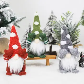 Gnome безлична кукла Коледна украса Дърво висящи орнамент джудже настолни орнаменти шведски Tomte Gnome кукли декорация