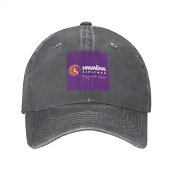 Hawaiian Airlines Лого с най-високо качество Дънкова шапка Бейзболна шапка Плетена шапка