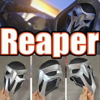 Аниме игра Overwatch 2 Reaper Cosplay възрастни мъже маска маскарад парти маски Хелоуин косплей страшно маска реквизит аксесоари