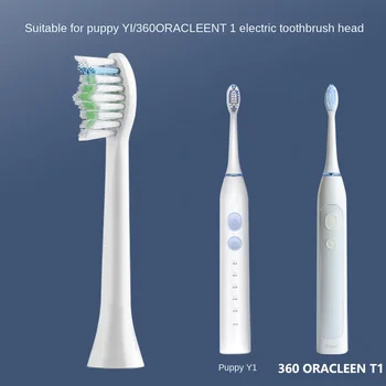 Глава за смяна на четка за зъби, подходяща за 360 Oracleen T1 Puppy Y1 Universal Bruch Head DuPont Промяна на цвета на косъма Замяна на косата