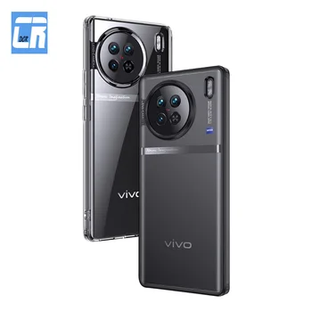 Прозрачен матов калъф за телефон за Vivo X90 X80 X70 Pro Plus X Note удароустойчиви калъфи за брони Vivo iQOO Neo 6 7 SE 8 Pro заден капак