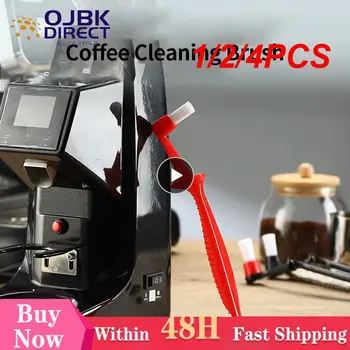 1/2/4PCS Portable кафе машина найлон четка против попарване еспресо кафе машина група главата мръсотия почистване инструмент кухня