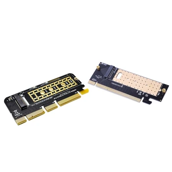1 Комплект 95 X 40 X 3Mm M.2 Nvme SSD към PCI-E X16 адаптерна карта & 1 бр. 13.3 X 6.3Cm M.2 Nvme SSD адаптер контролер карта