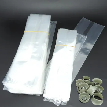 10/20/50pcs 18x35cm гъби мицел растат чанта субстрат висока температура предварително запечатване градински консумативи отглеждане засаждане PVC чанти инструмент