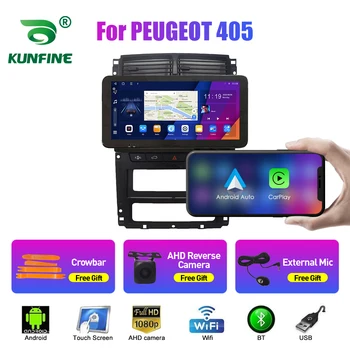 10.33 инчов автомобил радио за PEUGEOT 405 2Din Android окта ядро кола стерео DVD GPS навигационен плейър QLED екран Carplay