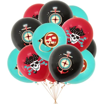 10pcs пиратски тематични парти декорация доставки Честит рожден ден пиратски балон