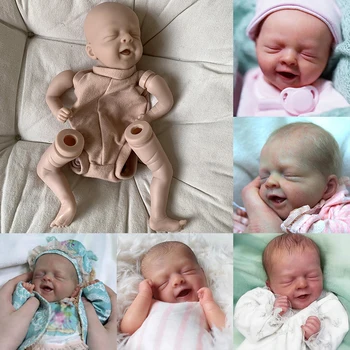 11inch Salia Reborn Doll Kit with Signature Unfinished Mini Doll Parts Reborn Blank Doll Kit with Body and Eyes