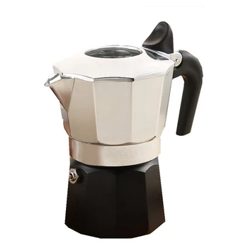 150Ml Европейски стил алуминиева кафемашина Moka Pot Moka Cafeteira Latte Печка Машина за чай Класически аксесоари за кафе