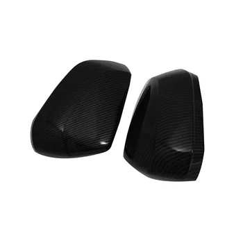 1Pair огледало за обратно виждане Cover Side Wing Mirror Trim Caps за Audi Q2 Q3 2019-2023 Паста Shell Protect Frame ABS Carbon