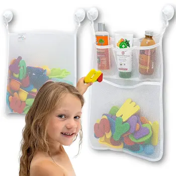 2023 Баня висяща чанта Бебешка чанта за съхранение на играчки за баня Държач за играчки за бебета Водоустойчива чанта за баня Бърза доставка