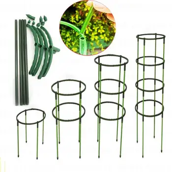20pcs градински инструмент растение подкрепа клетка Plie стойка за цветя оранжерия подреждане прът притежателя овощна градина