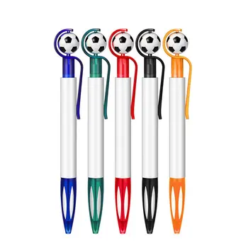 20pcs футболни химикалки с форма на топка прибиращи се новости спортни химикалки за подарък за училищни офис консумативи