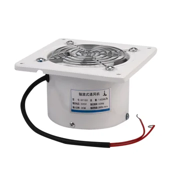 4 инча 20W 220V вентилационен изпускателен екстрактор вентилатор прозорец стена кухня тоалетна баня вентилатор въздух чист охлаждане отдушник