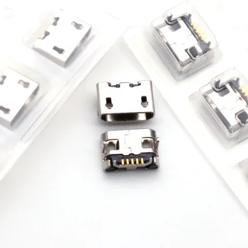 50-200pcs/Lot Micro Mini USB порт за зареждане Жак гнездо конектор Замяна щепсел за Lenovo Tab 2 A10-30 TB2 X30F A7-50 A3500-F