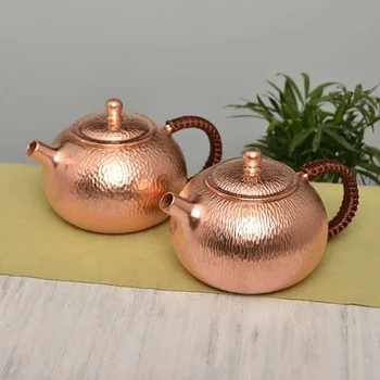 500ML Чайник Чиста мед Ръчно изработен чайник в китайски стил Кунг Фу Чай Прибори за пиене Прибори за хранене