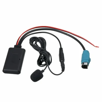 bluetooth Aux приемник кабелен адаптер с микрофон за алпийски CD хост KCE-236B 9870/9872 за свободни ръце Aux аудио интерфейс