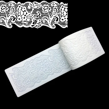 CT-5017 Флорет форми дантела мека 100% платина силиконова торта фондан щамповане дъвка паста декориране мухъл инструмент