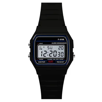 Digital Watch Мъже Жени Детски Електронни Led Wrist Watch 24 часа Спортни часовници Армия Военни водоустойчив мъжки часовник Reloj Hombre