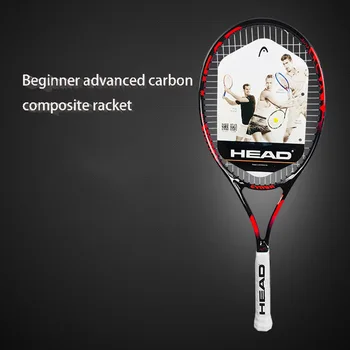 HEAD тенис ракета начинаещ карбонов композитен интегриран Padel Raquete de Tennis Paqueta Grip String чанта Overgrip влажна