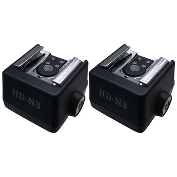 HTHL-2X HD-N3 флаш адаптер за горещи обувки за Sony A77 NEX-7 A55 A33 A100 A350 A390 A700 A900 FS-1100 Аксесоари за светкавица за фотоапарати