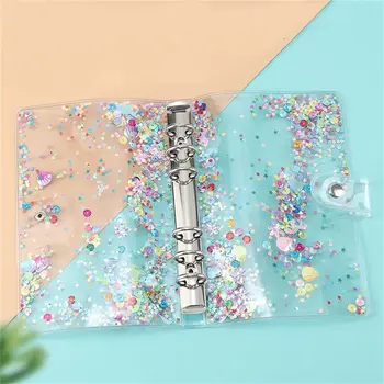 Journals Cover Planner Cover A5 A6 Папка Binder Glitter Sequins Cover Notebook Cover Binder Cover Notebook Protector