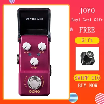 JOYO JF-330 OCHO Octaver ефект педал октава ефект китара AMP симулатор овърдрайв педал електрическа китара части & аксесоари