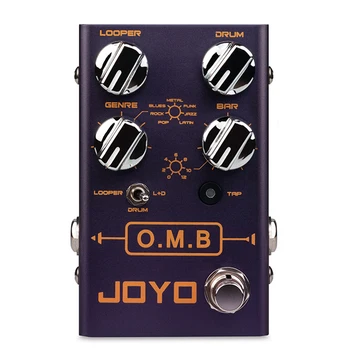 JOYO R-06 O.M.B Looper Electric Guitar Pedal Effect True Bypass Mini Pedal Musical Instrument Drum Machine For One Man Brand