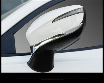 KOUVI Аксесоари за кола за 2015 2016 2017 18 19 Mazda CX-3 CX3 CX 3 огледало за обратно виждане ABS хромирана странична огледална лента