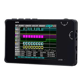 LA104 Логически анализатор джобен размер Handheld SPI I2C UART 100Msa/S Максимална честота на вземане на проби
