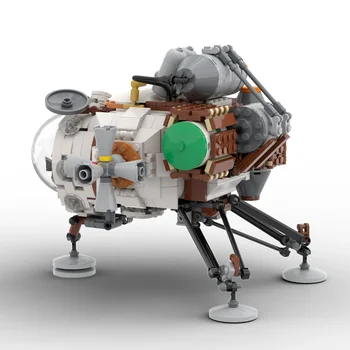 MOC Междузвездно изследване Hearthian Exploration Космически кораб Сграда Blcok Set Приключенска игра Outers-Wilds Тухлена играчка Детски подарък