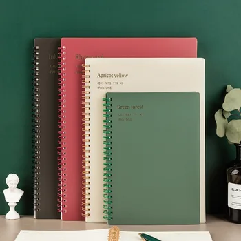 Morandi Color Soft Copybook Notebook Green Red Pantone A5 Размер 80 листа Liner Paper Diary Planner Офис училищни пособия F835