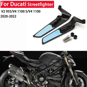 NEW Огледала за обратно виждане Огледала за обратно виждане на мотоциклети за Ducati Streetfighter V2 955/V4 1100 S/V4 1100 2020-2022