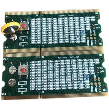  Notebook DDR3 памет с диагностична карта за откриване на лампа 1: 1 размер на чипа с памет безплатно измерване на напрежението на дънната платка