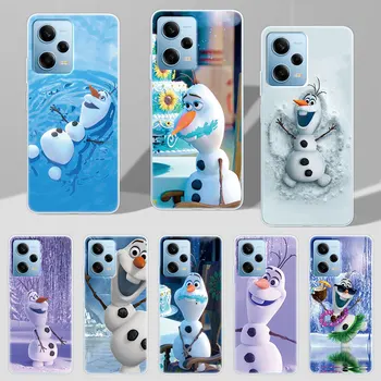 Olaf снежен човек замразен калъф за Xiaomi Redmi 10C 9C 9 9A 9i 7A 10 Prime 9T 6 8 K40 Pro 10X 10A 8A 7 6A силиконов прозрачен капак на телефона