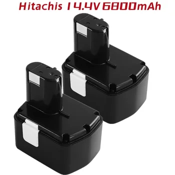 Oplaadbare Batterij voor Hitachi EB1414S EB14B EB1412S 14.4V EB14S DS14DL DV14DL CJ14DL DS14DVF3 Ni-MH 6800mAh
