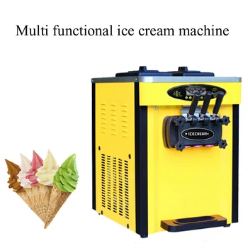 PBOBP машина за сладолед Домакински автоматичен мини плодов сладолед машина Електрическа машина за млечен шейк за кухня 