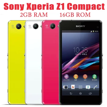 Sony Xperia Z1 Compact D5503 4G LTE Mobile Quad-Core 2GB ROM 16GB RAM смартфон 4.3