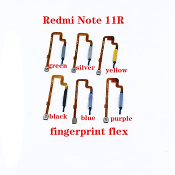 Touch ID сензор за пръстови отпечатъци скенер отключване ключ бутон за Xiaomi Redmi бележка 11R