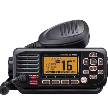 VHF IPX7 водоустойчив IC-M220 радио морски приемо-предавател за комуникация на дълги разстояния уоки токи