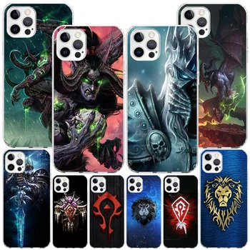 W-World Of W-Warcraft W-Wow Phnoe калъф за Iphone 11 12 13 Mini 14 15 Pro Max X Xs Xr 7 Plus 8 + Apple 6S SE 2020 Уникален капак