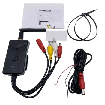 WiFi предавател сигнал ретранслатор за безжичен автомобил за задно виждане камера за iPhone IOS & Android 903S HD PK 903W, черен