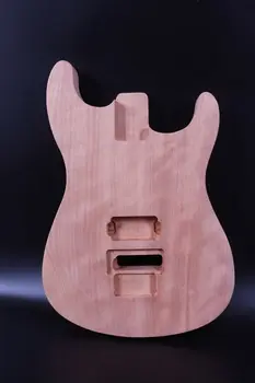 Yinfente Нова електрическа китара тяло масивна дървесина незавършен DIY проект високо качество P90 пикап PRS стил тялото лютиер употреба -S30T