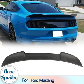Автомобилно задно крило за спойлер на багажника за Ford Mustang V6 GT Coupe 2-врати 2015-2019 Състезателни въглеродни влакна Заден багажник Багажник Lip Wing Spoiler