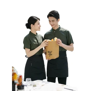 високо качество обичай ресторант хотел сервитьорка униформа суши ресторант гащеризони японски стил униформа