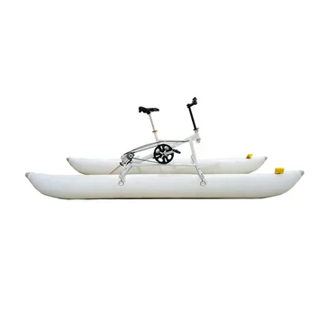 Висококачествени морски спортове за възрастни преносими надуваеми плаващи водни педали велосипед Aqua Bike за продажба