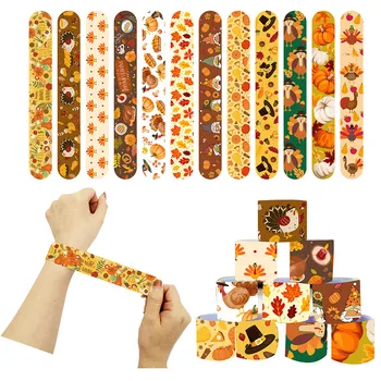 Ден на благодарността Шамар гривни Турция есен кленов лист парти декорация тиква Честит есен реколта парти подарък за семейството