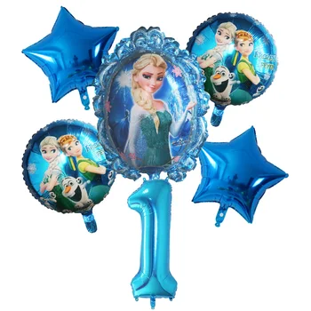 Елза Дисни Замразени принцеса фолио Globos рожден ден декорации хелий балони 40inch брой бебе душ декорация детска играчка