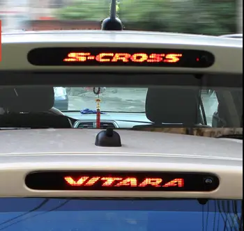 ЗА 2015 2016 2017 Suzuki scross vitara спирачна светлина СТИКЕР ОТ ВЪГЛЕРОДНИ ВЛАКНА 1БР