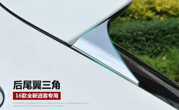 За Nissan Qashqai j11 2014 2015 2016 Car Cover Styling ABS аксесоари Задно задно стъкло предното стъкло страничен триъгълник подстригване стикер